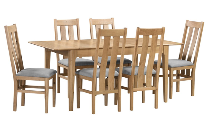 Extending Table and 6 Chairs